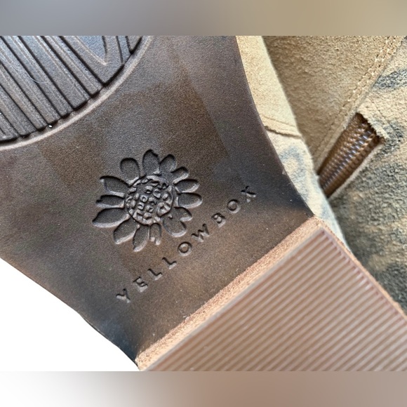 NWOT Yellow Box ‘Dannika’ Leopard Suede Booties – Size 9.5 - Picture 6 of 14